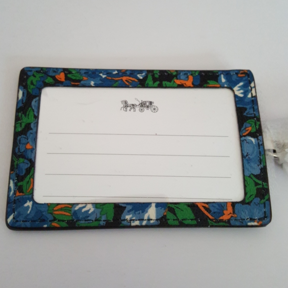 Coach Floral Card Holder Lanyard - Picture 4 of 7